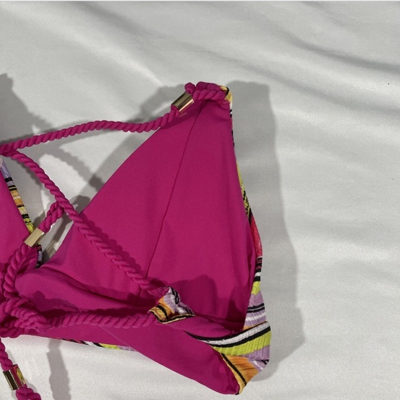 NWT Becca [ Small ]‎ Farah Jessica Reversible Bikini Top - Picture 10 of 12